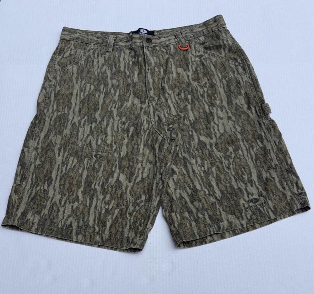 Tall Woods Mossy Oak Element Wear Men's Camo Cargo Shorts Size 36